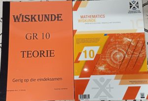 Graad 10(Afr) - Wiskunde Eksamenhulp en Toerieboek Pakket