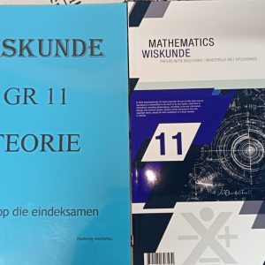 Graad 11(Afr) – Wiskunde Eksamenhulp en Teorieboek Pakket