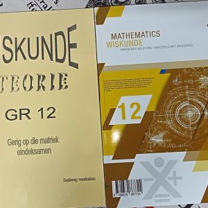 Graad 12(Afr) – Wiskunde Eksamenhulp en Teorieboek Pakket