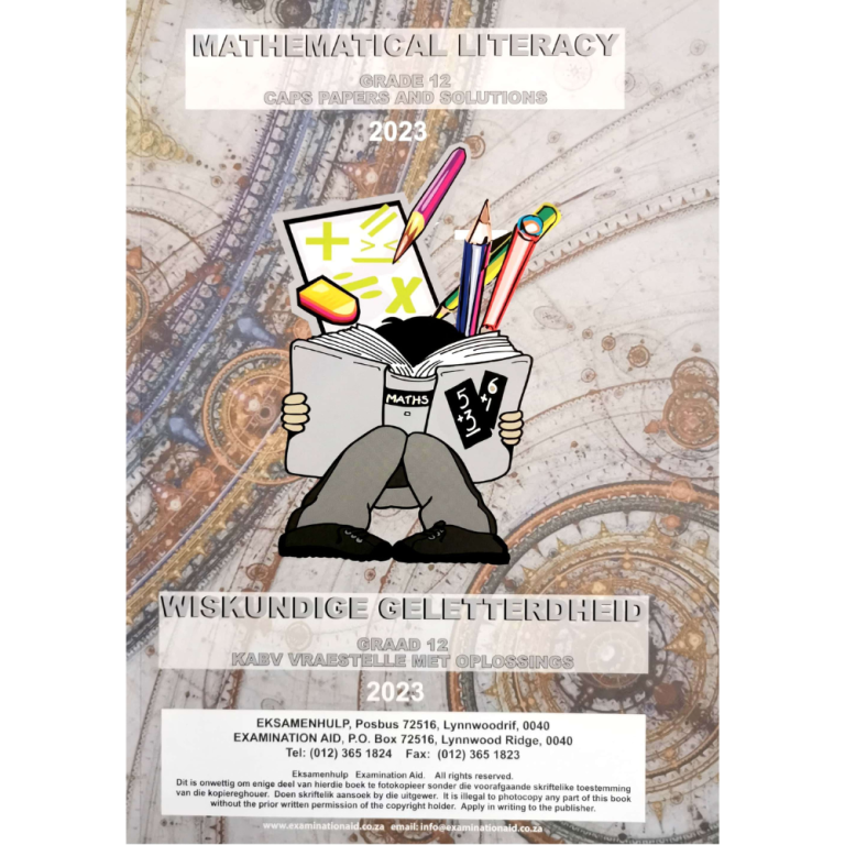 Grade 12(Eng) - Mathematics Examination Aid Literacy Book - Wen jou ...