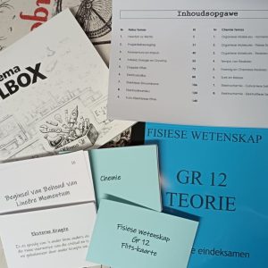 Graad 12(Afr) – Fisiese Wetenskap Pakket met Tema Toolbox